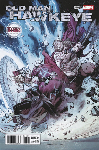 Old Man Hawkeye #3 (of 12) Coipel Mighty Thor Variant Leg