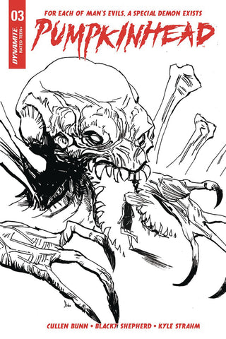 Pumpkinhead #3 (of 5) Cvr C 10 Copy Strahm B&W Incv (Net)