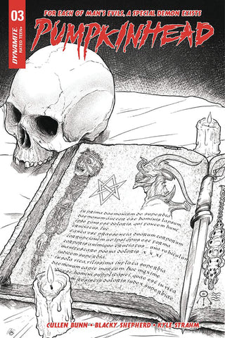 Pumpkinhead #3 (of 5) Cvr D 20 Copy Shepard B&W Incv (Net)