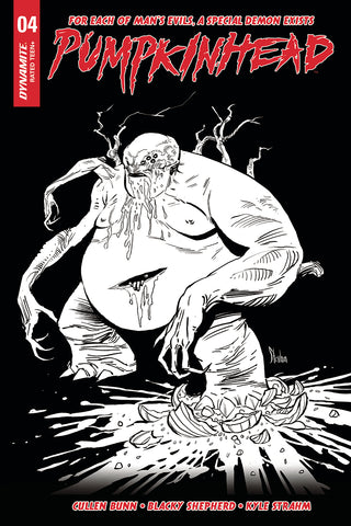 Pumpkinhead #4 (of 5) Cvr C 10 Copy Strahm B&W Incv (Net)