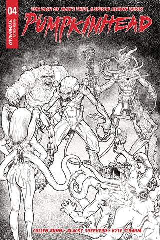 Pumpkinhead #4 (of 5) Cvr D 20 Copy Shepard B&W Incv (Net)