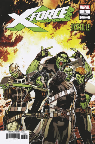 X-Force #3 Guice Skrulls Var