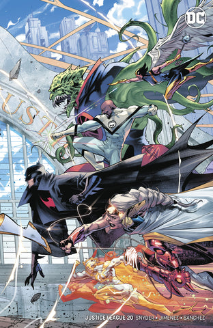 Justice League #20 Right Variant Ed