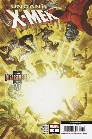Uncanny X-Men #6 2Nd Ptg Cinar Var