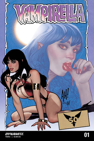 Vampirella #1 10 Copy Hughes Homage Incv (Net)
