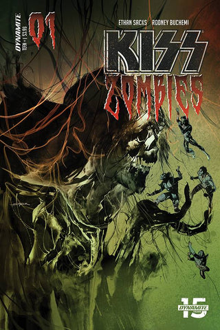 Kiss Zombies #1 Cvr B Sayger