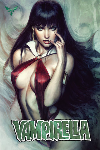 Vampirella #6 50 Copy Artgerm Green Foil Incv
