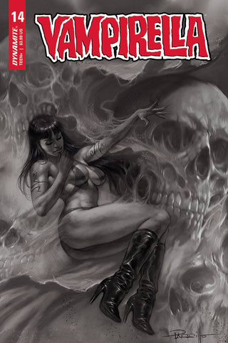 Vampirella #14 10 Copy Parrillo B&W Incv