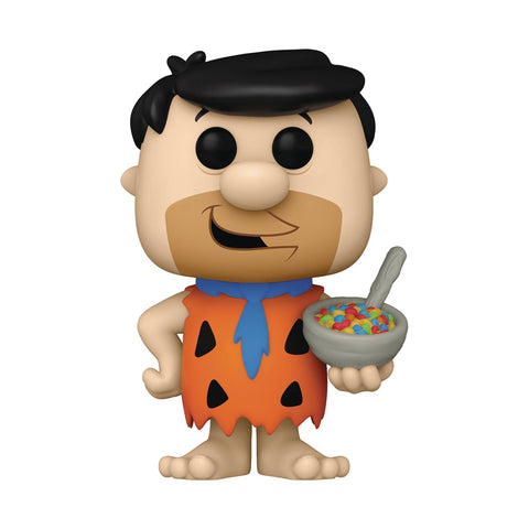 Pop Ad Icons Fruity Pebbles Fred W/ Cereal Vinyl Figure (C:
