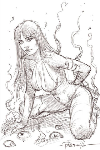 Vampirella #17 50 Copy Parrillo Virgin B&W Incv