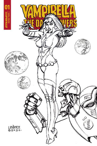 Vampirella Dark Powers #1 30 Copy Linsner B&W Incv