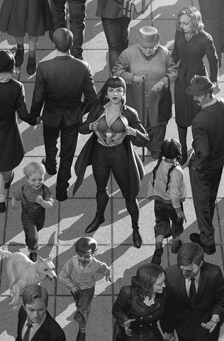 Vampirella Dark Powers #2 45 Copy Yoon B&W Virgin Incv