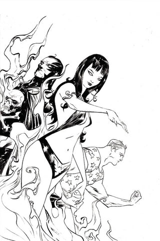 Vampirella Dark Powers #2 50 Copy Lee B&W Virgin Incv