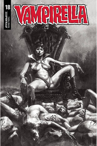 Vampirella #18 40 Copy Mastrazzo B&W Incv