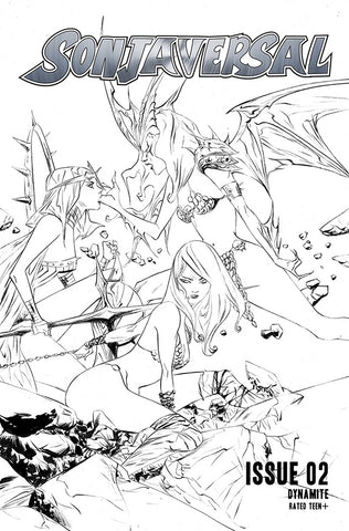Sonjaversal #2 20 Copy Lee B&W Incv