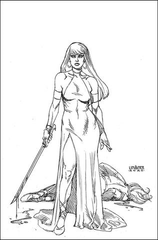 Sonjaversal #2 40 Copy Linsner B&W Virgin Incv