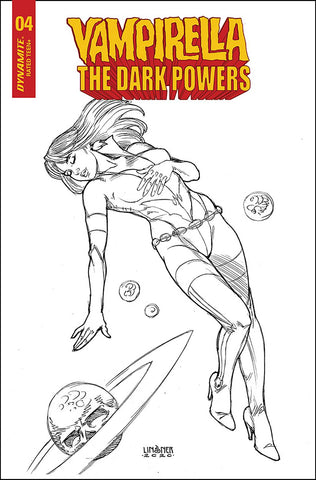 Vampirella Dark Powers #4 20 Copy Linsner B&W Incv