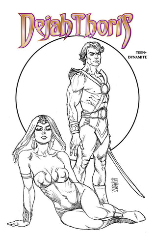 Dejah Thoris Winters End One Shot 15 Copy Linsner B&W Incv