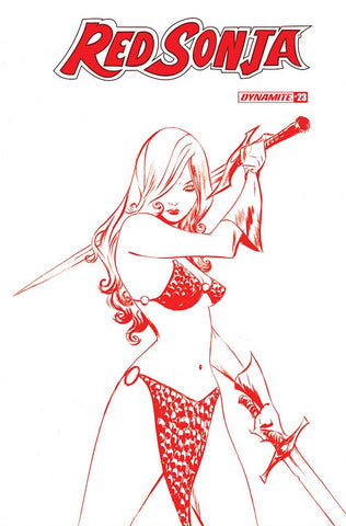 Red Sonja #23 21 Copy Lee Tint Foc Incv