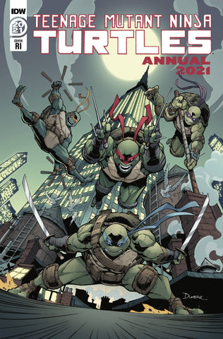 Teenage Mutant Ninja Turtles: Annual 2021 10 Copy Incv Max Dunbar (Net)