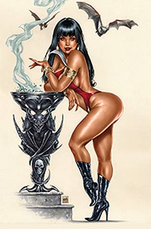 Vampirella 1992 One Shot 15 Copy Krome Virgin Incv