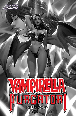Vampirella Vs Purgatori #4 30 Copy Chew B&W Incv