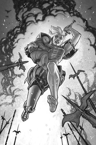 Sacred Six #10 35 Copy Roux B&W Virgin Foc Incv