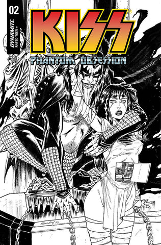 Kiss Phantom Obsession #2 Cvr I 30 Copy Incv Seeley B&W Line