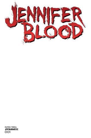 Jennifer Blood #1 Cvr F Blank Authentix