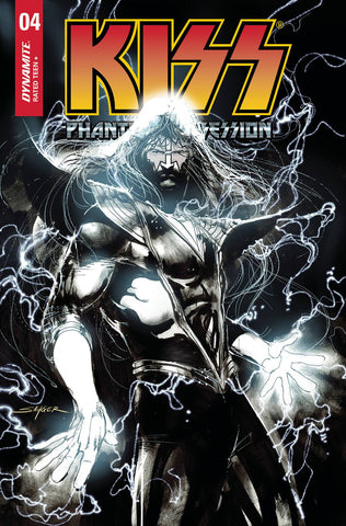 Kiss Phantom Obsession #4 Cvr G 20 Copy Incv Sayger B&W Line