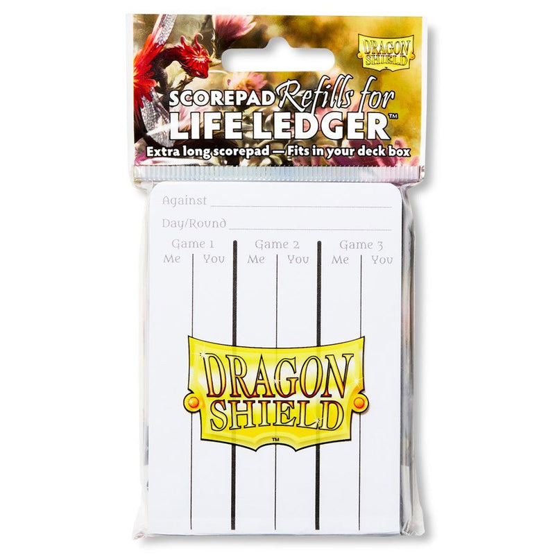 Dragon Shield Life Ledger: Scorepad Refills - Dragon Shield Life Counters (DSLC)