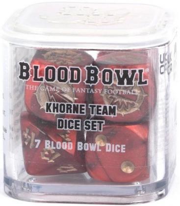 Blood Bowl Khorne Team Dice