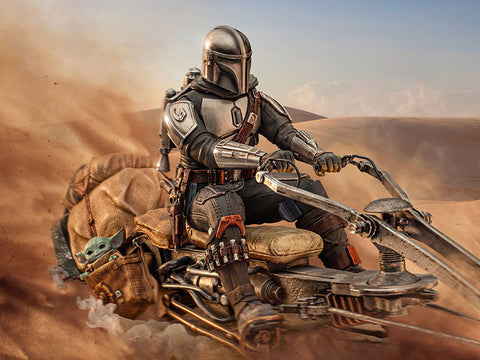 The Mandalorian on Speederbike Deluxe