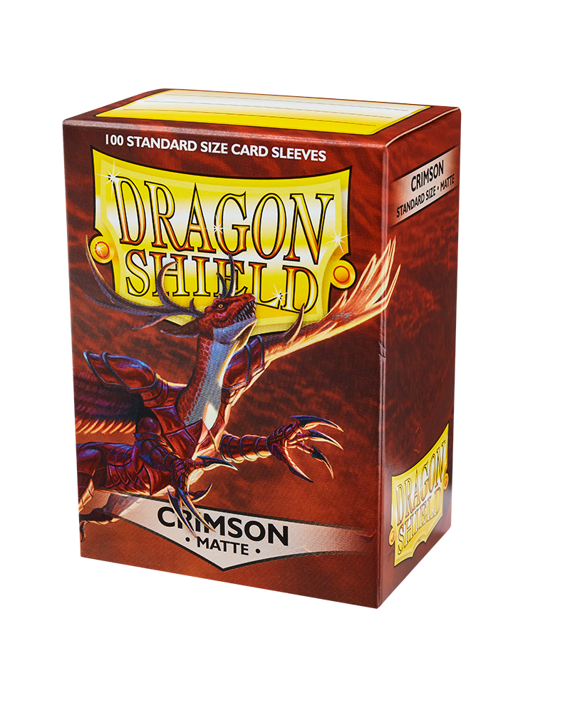 Dragon Shield 100ct Box Deck Protector Matte Crimson