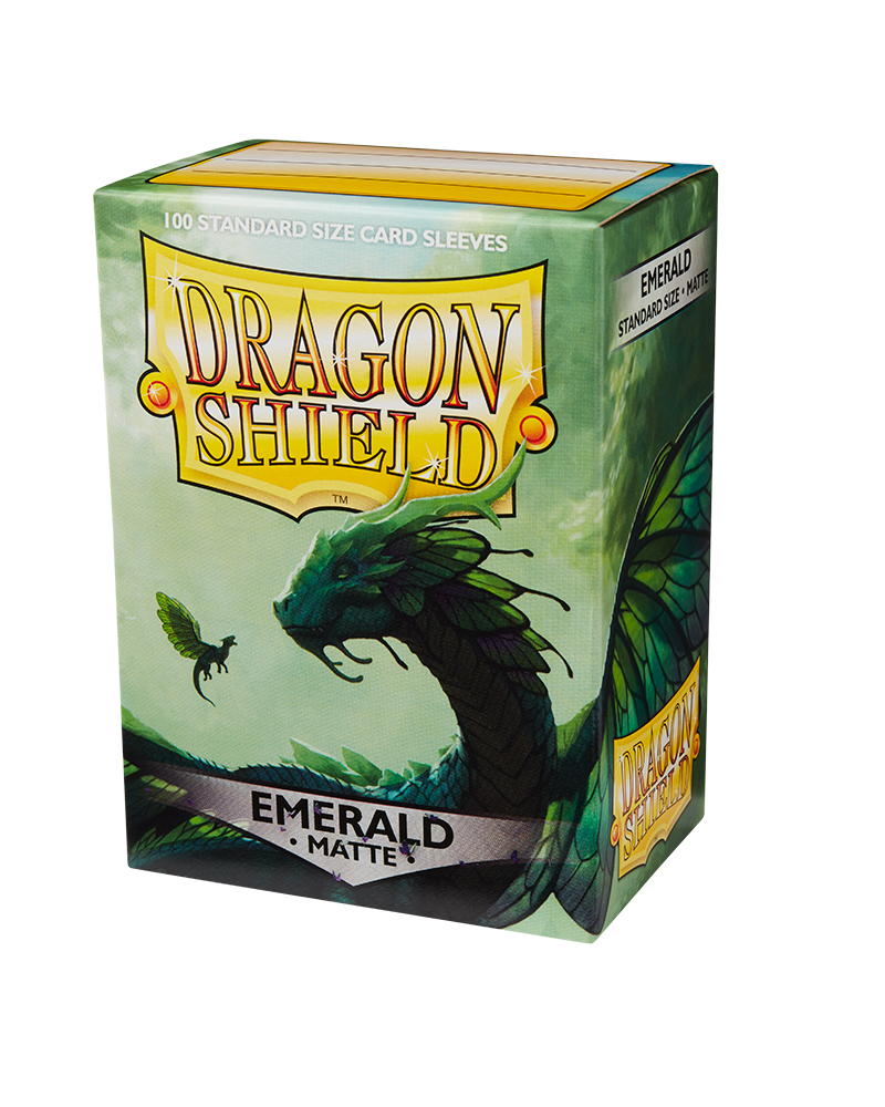 Dragon Shield 100ct Box Deck Protector Matte Emerald