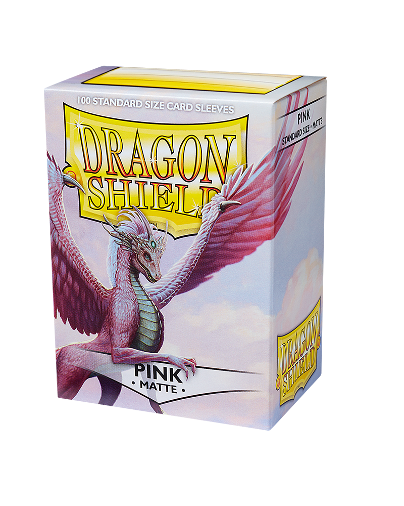 Dragon Shield 100ct Box Deck Protector Pink Matte