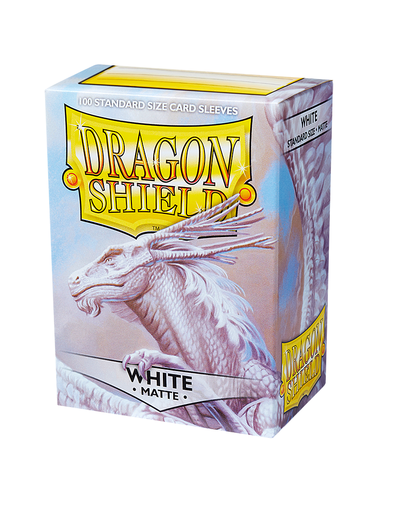 Dragon Shield 100ct Box Deck Protector White Matte