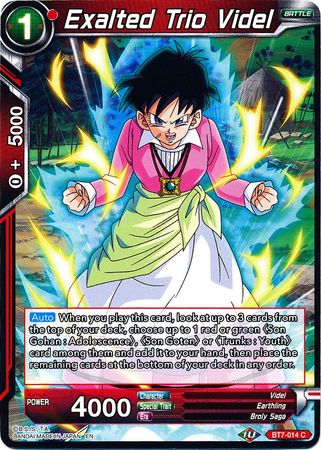 Exalted Trio Videl (BT7-014) [Assault of the Saiyans]