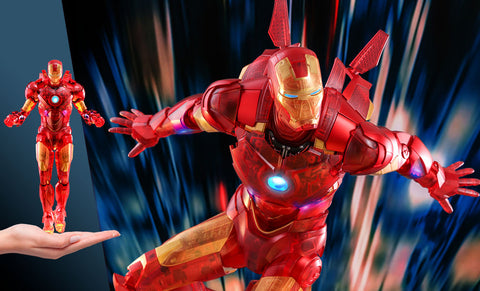 Iron Man Mark IV Holographic Version 1/6th Scale Hot Toys Figure