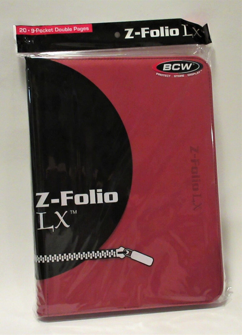 Z-Folio 9-Pocket LX Album - Red