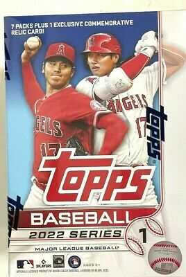 2022 Topps MLB Series 1 Baseball Trading Card Blaster Box