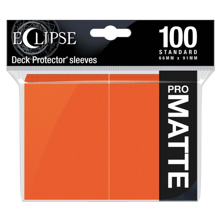 Eclipse Matte Sleeves Pumpkin Orange