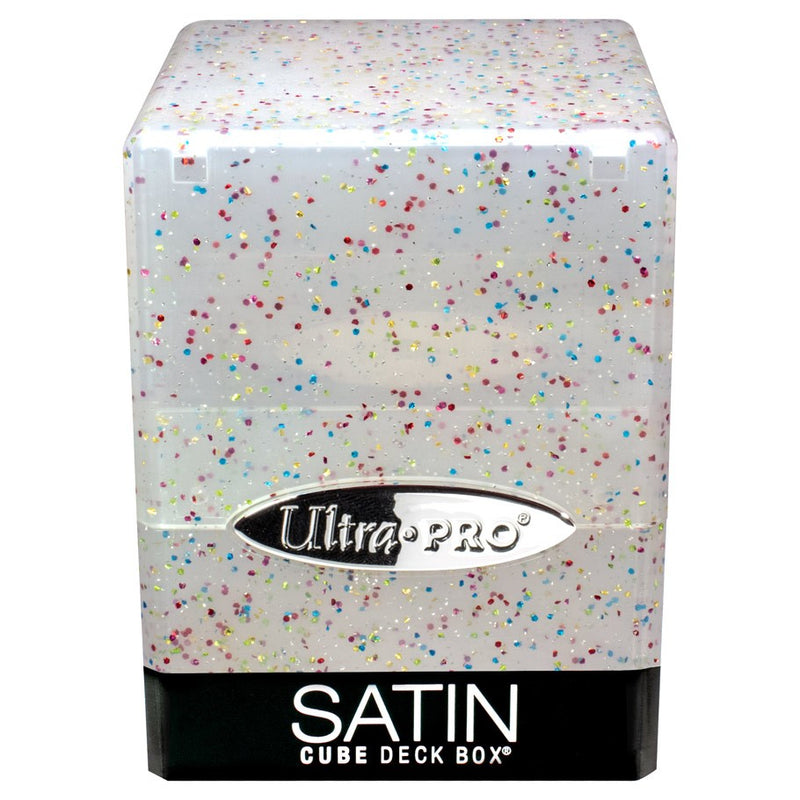 Deck Box: Satin Cube: Glitter Clear