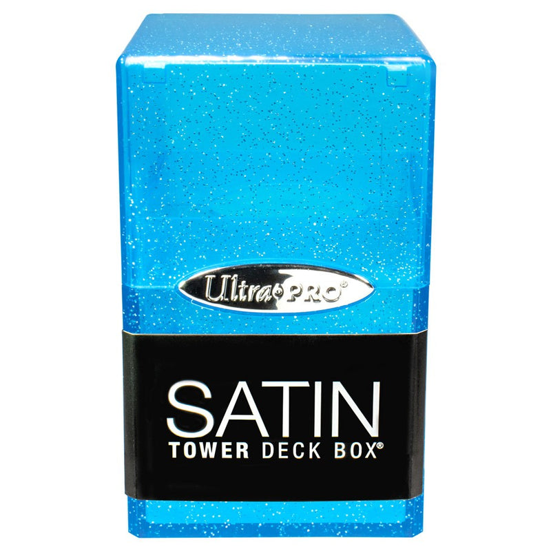 Deck Box: Satin Tower: Glitter Blue
